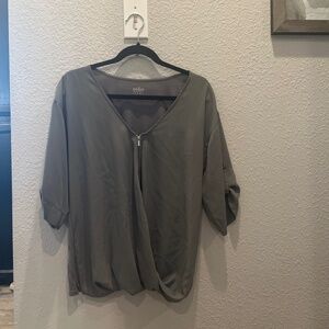 Womens grey blouse